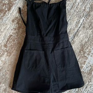 Urban Outfitters Black Jean Romper